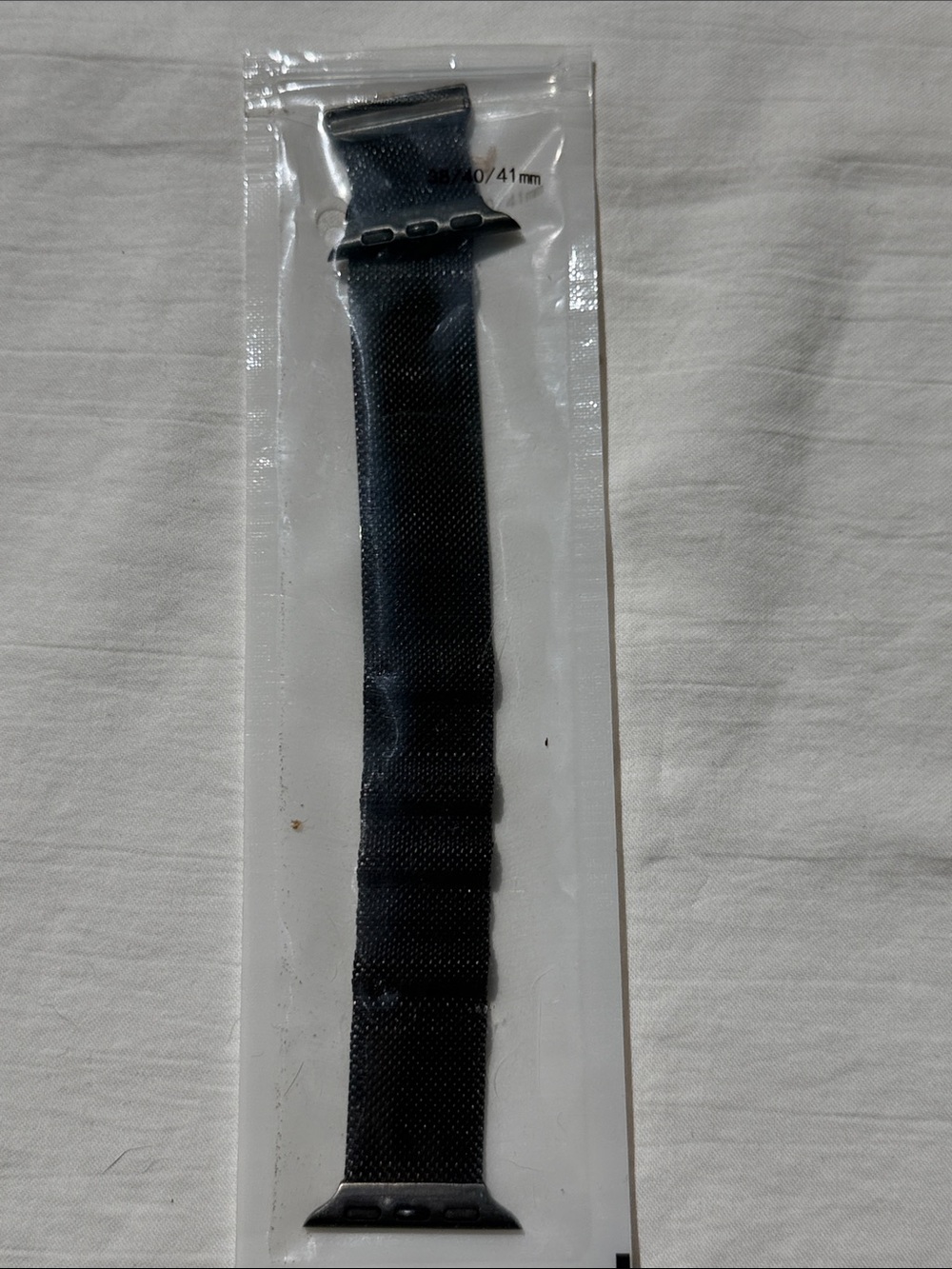 Black Stainless Steel Mesh Apple Watch Band - 40/41mm